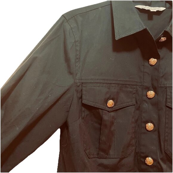 VERONICA BEARD Black Saude Cargo Relaxed Fit Mini Dress Sz 4 NWOT - Picture 9 of 11